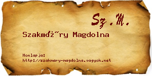 Szakmáry Magdolna névjegykártya